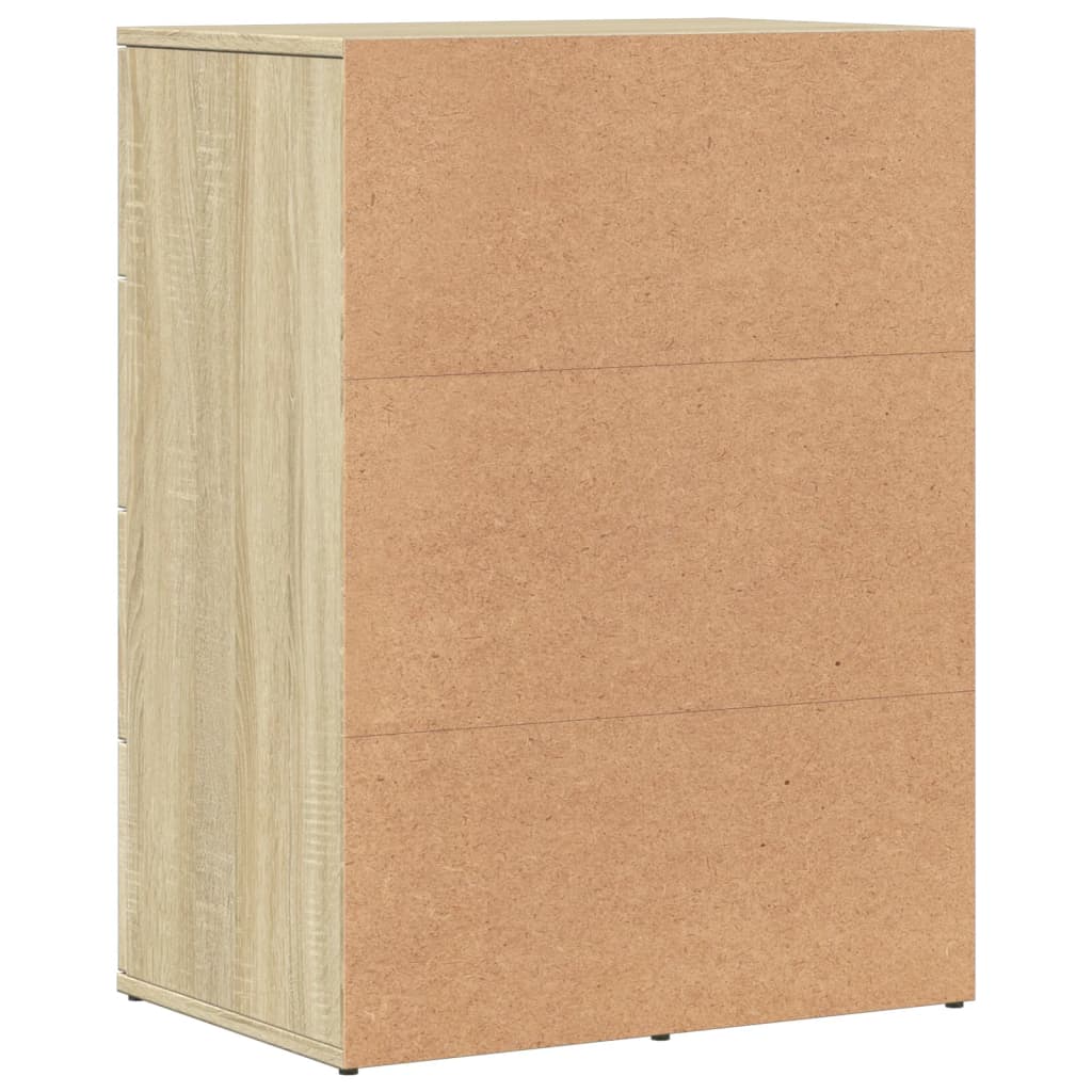 Sideboards 2 pcs Sonoma Oak 59x39x80 cm Engineered Wood